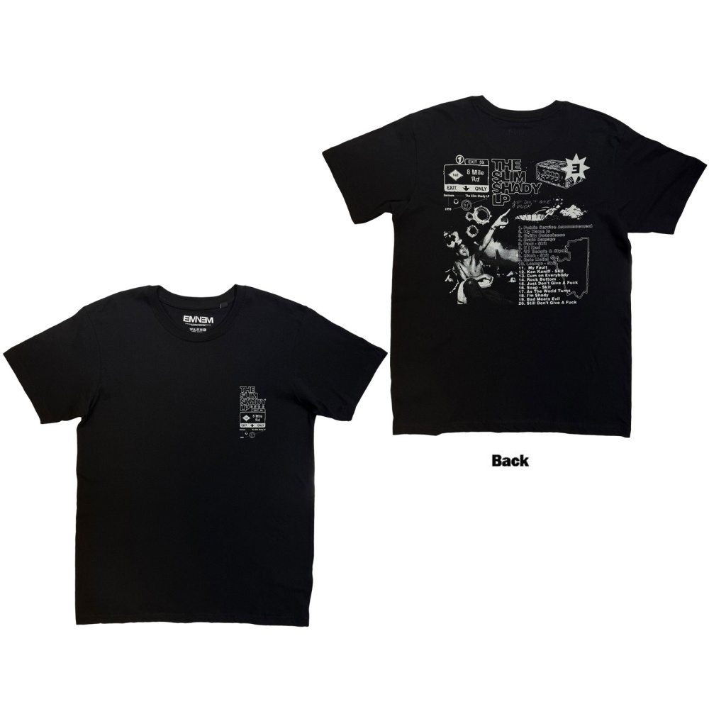 Eminem - Slim Shady LP Heren Tshirt - Zwart